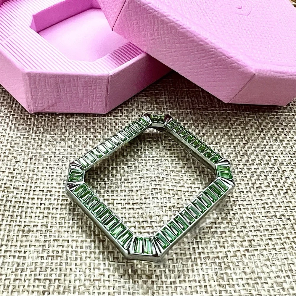 Swarovski Women’s Green Crystals Apple Watch Cover 40mm